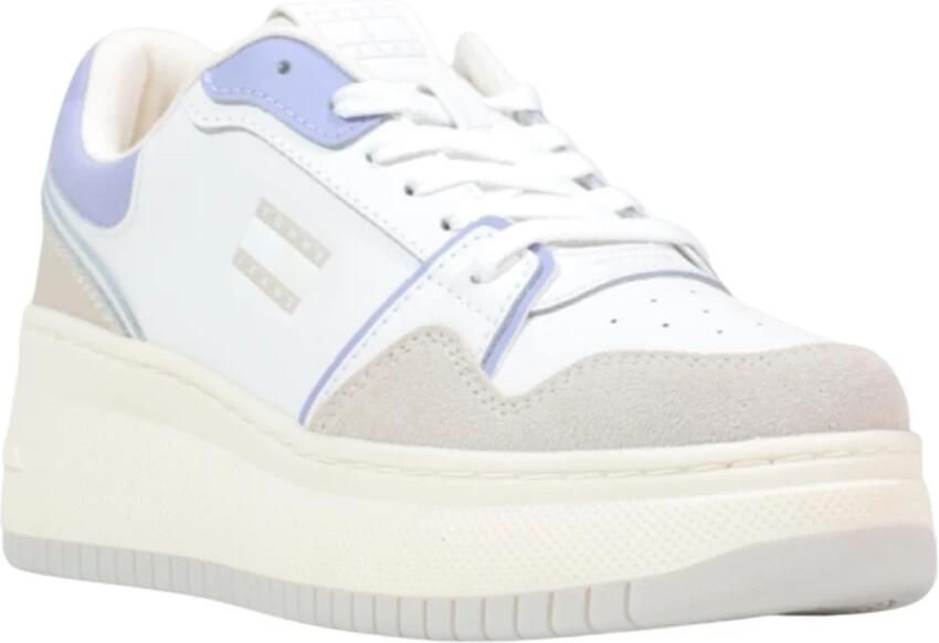 Tommy Jeans Sneakers laag beige ecru lavendel - Foto 2
