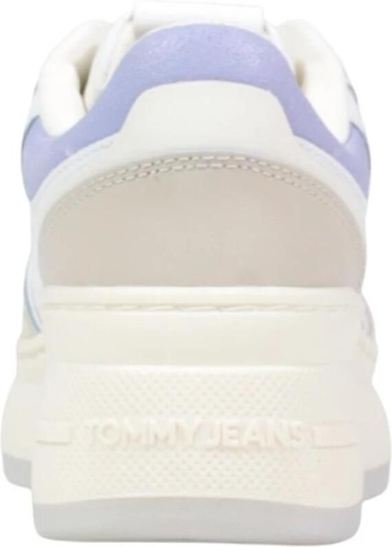 Tommy Jeans Sneakers laag beige ecru lavendel - Foto 3
