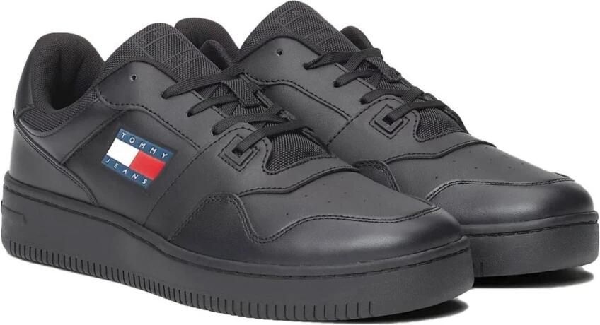TOMMY JEANS Sneakers TJM RETRO BASKET ESS vrijetijdsschoen lage schoen veterschoen in basket-style