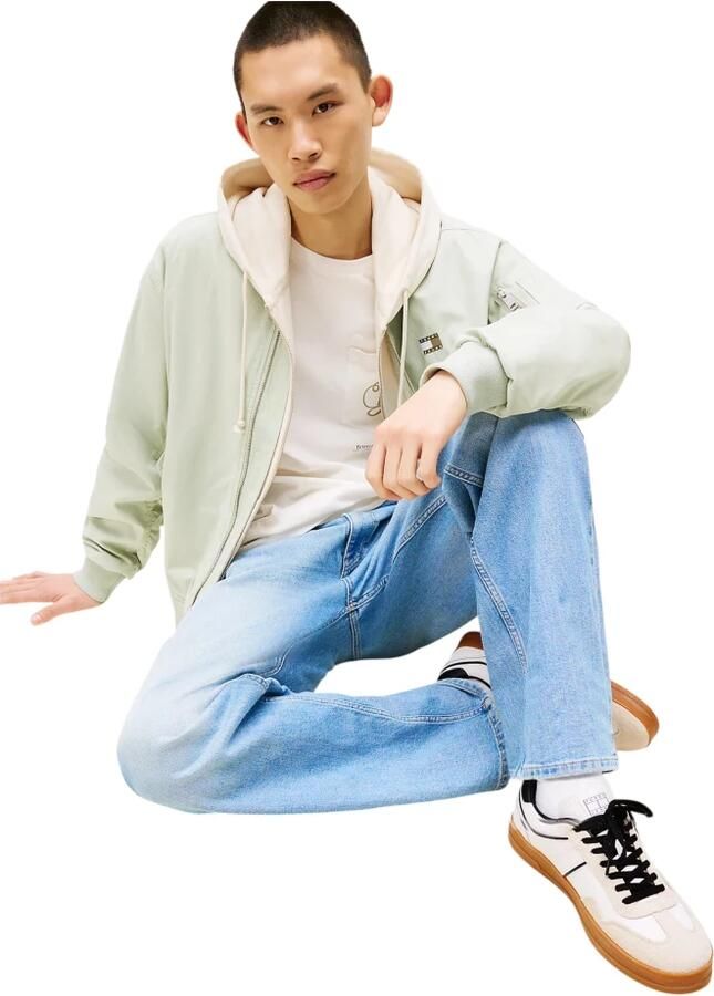 TOMMY JEANS Sneakers THE GREENWICH LEATHER Vrijetijdsschoen lage schoen veterschoen met zijlijk logo-opdruk - Foto 3