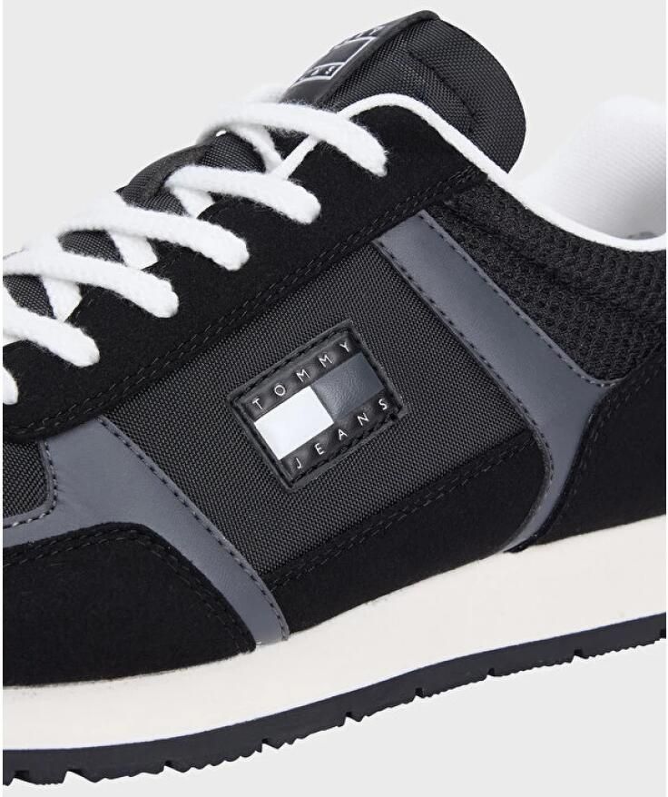 TOMMY JEANS Sneakers TJM RUNNER CASUAL vrijetijdsschoen lage schoen veterschoen met zijlogo-vlag
