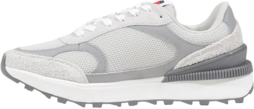 TOMMY JEANS Plateausneakers TJW TECH RUNNER vrijetijdsschoen lage schoen veterschoen met contrastafwerkingen - Foto 5