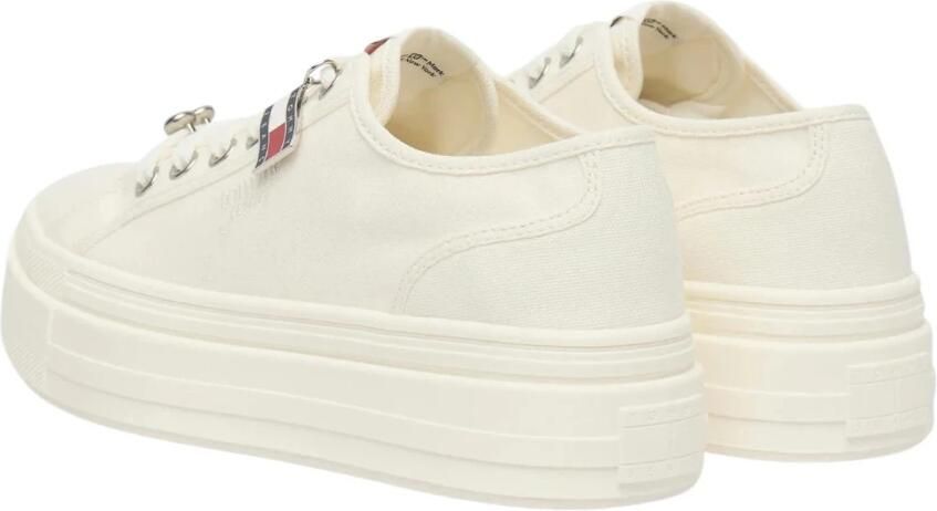 Tommy Jeans Low Top sneakers van echt rundleer