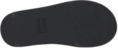 Tommy Jeans Stijlvolle leren sleehak sandalen