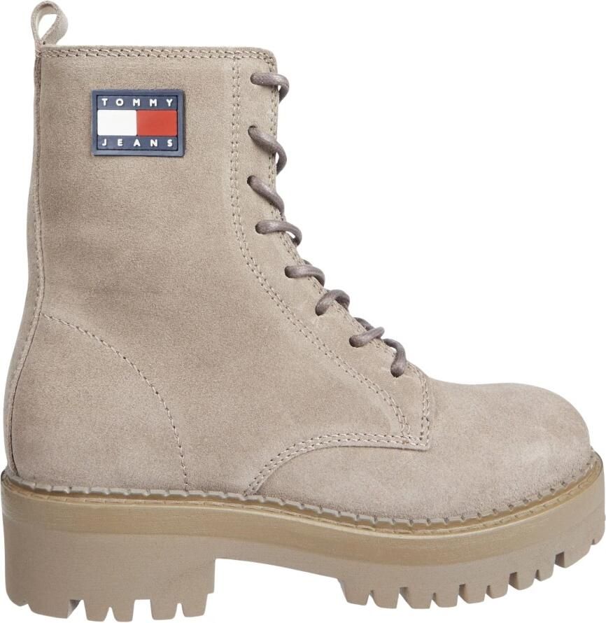 Tommy Jeans Leren boots met labelbadge model 'URBAN'