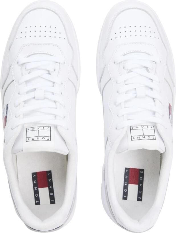TOMMY JEANS Sneakers (NEW) TJM CUPSOLE LEATHER ESS vrijetijdsschoen lage schoen veterschoen in basket-look - Foto 6
