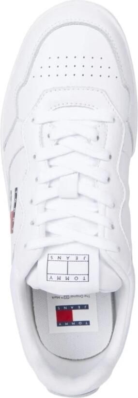 TOMMY JEANS Sneakers (NEW) TJM CUPSOLE LEATHER ESS vrijetijdsschoen lage schoen veterschoen in basket-look - Foto 12