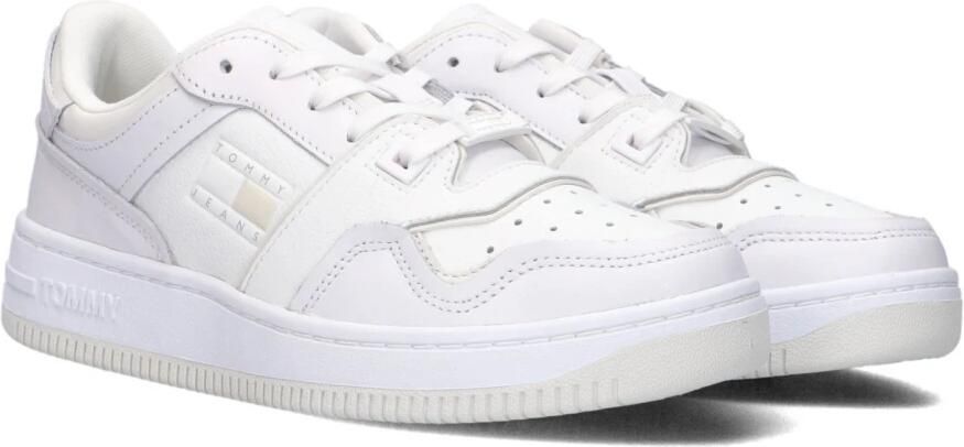 TOMMY JEANS Sneaker Cupsole Lage sneakers Leren Sneaker Dames Wit - Foto 2