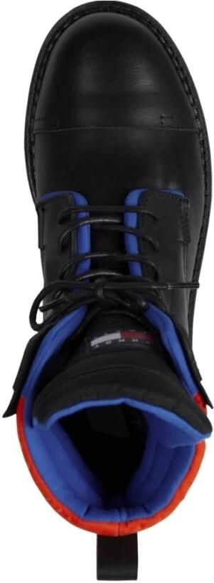 Tommy Jeans padded lace up heritage boot Zwart Heren