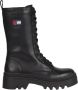 Tommy Jeans Zwarte Veterschoenen Black Dames - Thumbnail 3