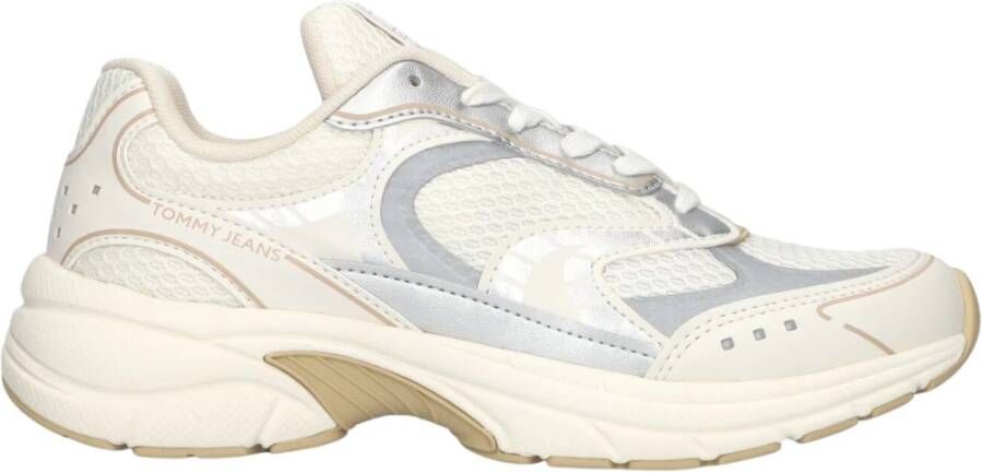 Tommy Jeans Witte Canvas Sneakers Archive '25