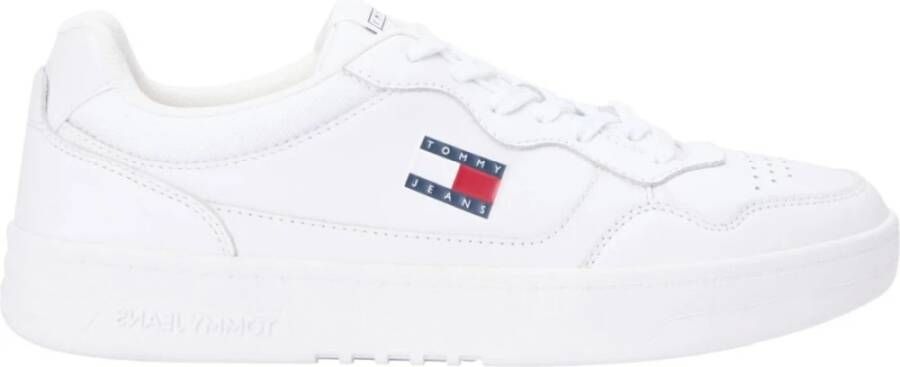 TOMMY JEANS Sneakers (NEW) TJM CUPSOLE LEATHER ESS vrijetijdsschoen lage schoen veterschoen in basket-look - Foto 5