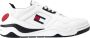 Tommy Hilfiger Sportieve witte vetersneakers met contrastdetails en logoprint Multicolor Heren - Thumbnail 20