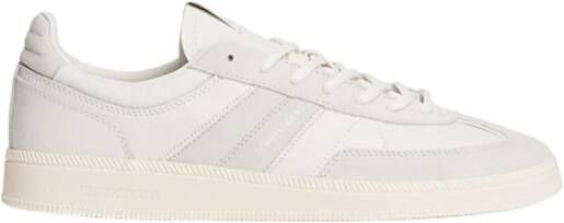 Tommy Jeans Witte Retro-geïnspireerde Sneakers van Suède