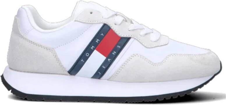 TOMMY JEANS Sneakers met sleehak TJW EVA RUNNER MAT MIX ESS vrijetijdsschoen lage schoen veterschoen met zijlogo-vlag - Foto 6
