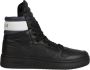 Tommy Jeans Zion 1 Schoen Zwarte Leren Sneakers Black Heren - Thumbnail 3