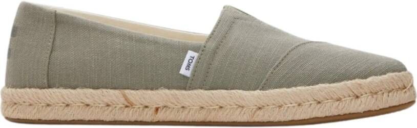 TOMS Alpargata rope 2.0 loafers olijf Green Dames