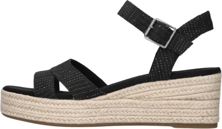 TOMS Sandalen Dames Audrey Maat: 37 Materiaal: Textiel Kleur: Zwart - Foto 2