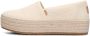 TOMS Valencia | Espadrilles met plateauzool Beige Textiel Espadrilles Dames - Thumbnail 11