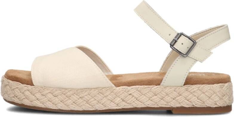 TOMS Beige Kruisband Sandalen Abby Beige Dames