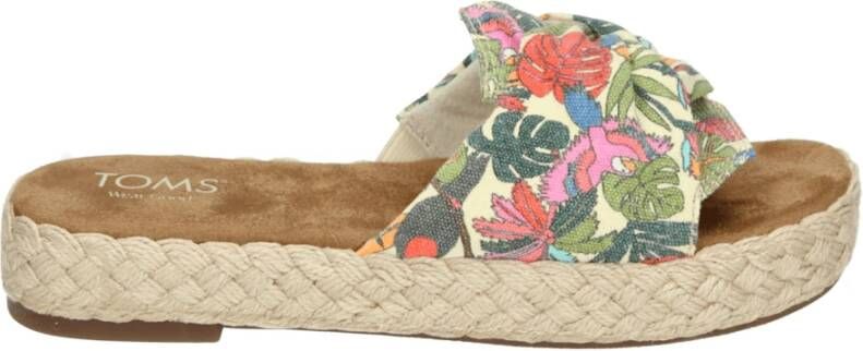 TOMS Shoes ABBY SLIDE Dames slippers Wit beige