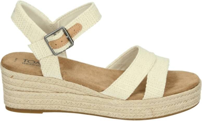 Toms Beige Sportieve Sandalen Audrey