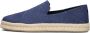 TOMS Instappers Heren Santiago Heren Maat: 39 Materiaal: Canvas Kleur: Blauw - Thumbnail 2