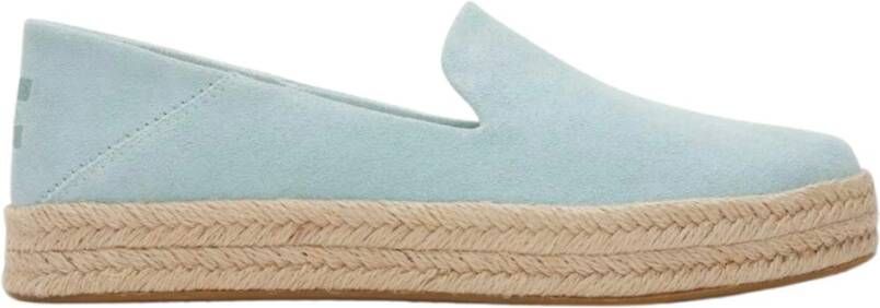 TOMS Carolina Lichtblauwe Loafers Blue Dames