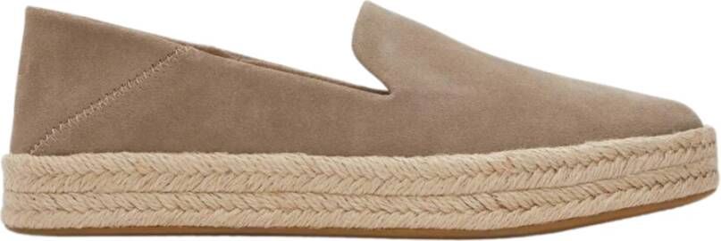 Toms Schoenen Taupe Carolina loafers taupe