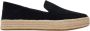 TOMS Carolina black flatform Zwart Suede Espadrilles Dames - Thumbnail 1