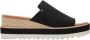 TOMS Diana Mule Zwarte Sleehak Sandalen Black Dames - Thumbnail 1