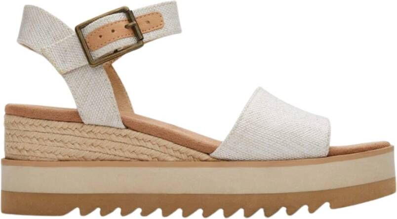 TOMS Diana sleehakken creme Brown Dames