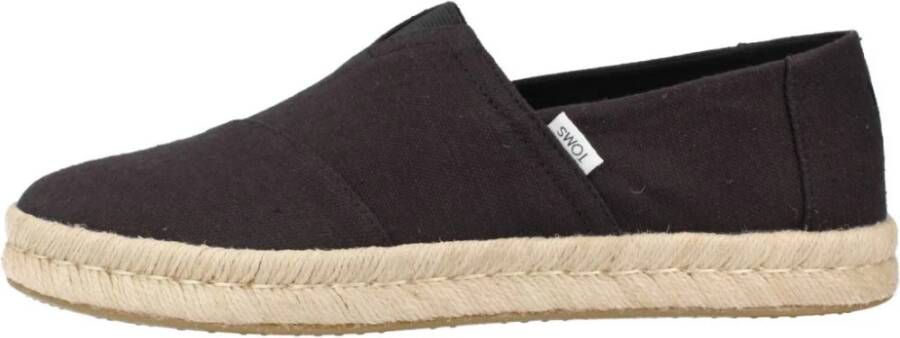 TOMS Espadrilles Black Heren