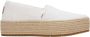 TOMS Espadrilles Dames Valencia Maat: 38 5 Materiaal: Canvas Kleur: Wit - Thumbnail 2