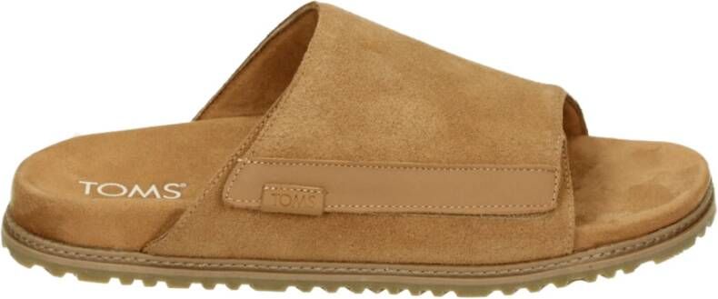 Toms Heren Sandalen Danila Cognac Suède