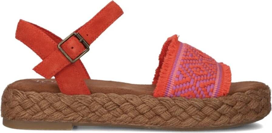 Toms Rode Abby Sandalen voor Dames