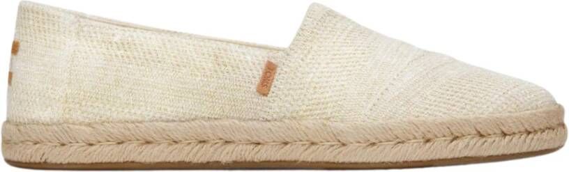 TOMS Rope 2.0 Loafers in Creme Beige Dames