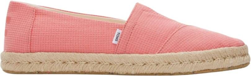 Toms Schoenen Roze Alpargata rope 2.0 loafers roze