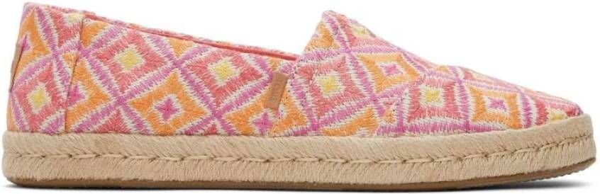 Toms Roze Geo Alpargata Schoen
