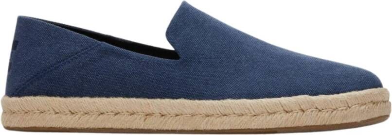 TOMS Santiago Blauwe Loafers Blue Heren