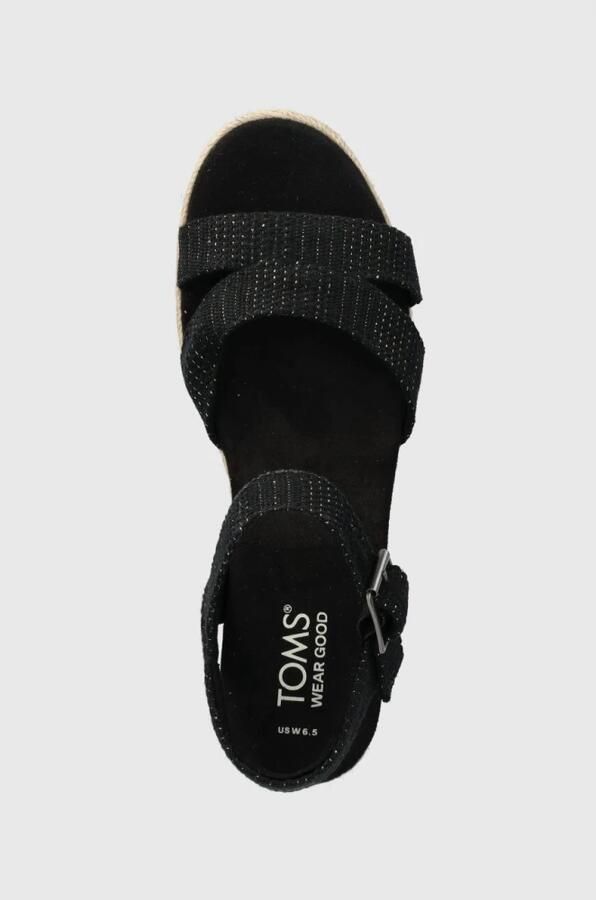 TOMS Shoes AUDREY~~~~~~~~~~~~~~~~~~~~~~~~ Sandalen met hak Dames Sandalen Zwart - Foto 12