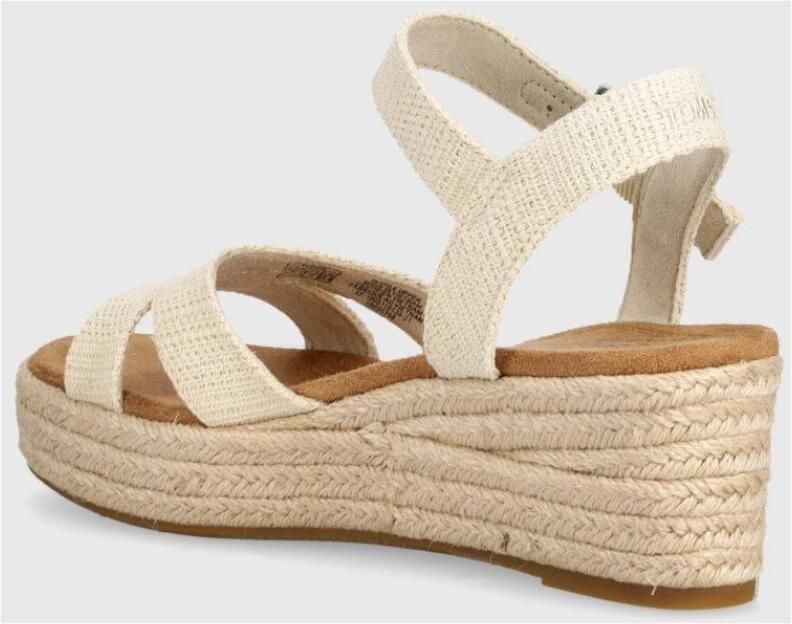 TOMS 10020758 Audrey Damesschoenen sandalen Natuurlijk - Foto 4