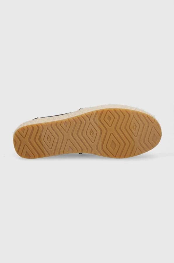 TOMS Valencia | Espadrilles met platea Zwart Canvas Espadrilles Dames - Foto 11
