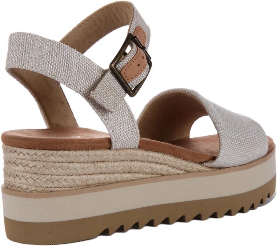 TOMS Shoes DIANA~~~~~~~~~~~~~~~~~~~~~~~~~ Sandalen met hak Dames Sandalen Wit beige - Foto 12