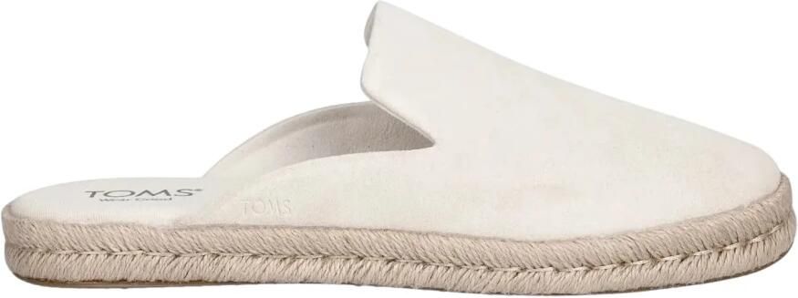Toms Santiago Mule suède espadrilles ecru