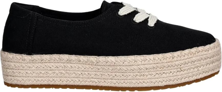 TOMS Valencia Espadrille met Vetersluiting en Plateau