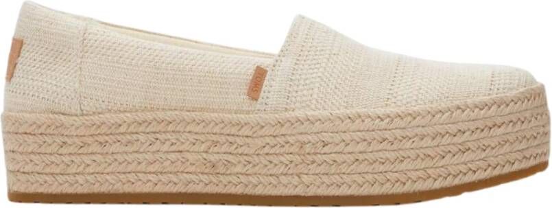 TOMS Valencia Creme Loafers Beige Dames