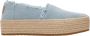 TOMS Espadrilles Dames Valencia Maat: 38 5 Materiaal: Canvas Kleur: Blauw - Thumbnail 2