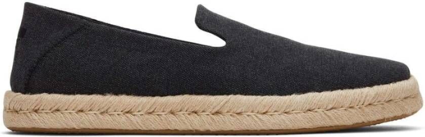 Toms Zwarte Katoenen Canvas Schoenen