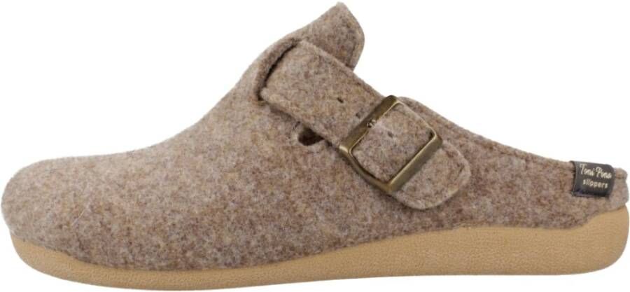 Toni Pons Norton-FP Heren Pantoffels Taupe